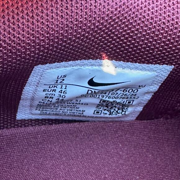 Nike Air Max DN Men’s Running Shoes Dark Red Black Size 12 DV3337-600 NEW - Picture 7 of 14